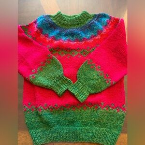 Ladies Fair Isle type sweater